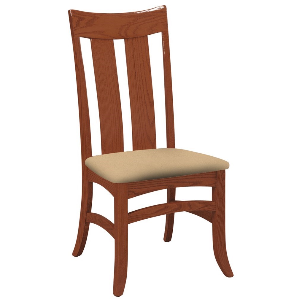 Daniel's Amish Chairs and Barstools Galveston Side Chair with